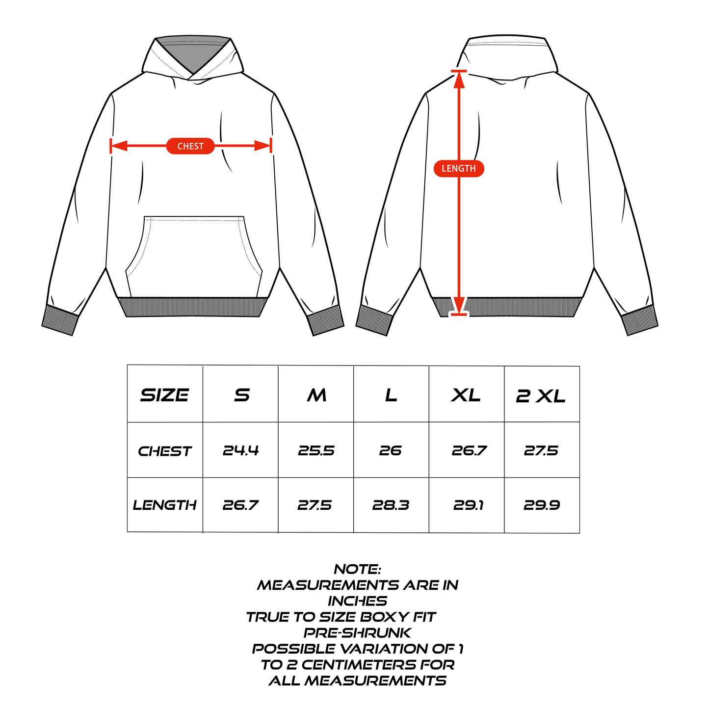 Heavyweight Boxy Hoodie - Vintage Obsidian